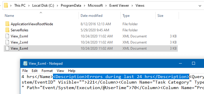 event viewer jump to a log directly