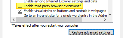 ie to edge redirect disable - IE options 