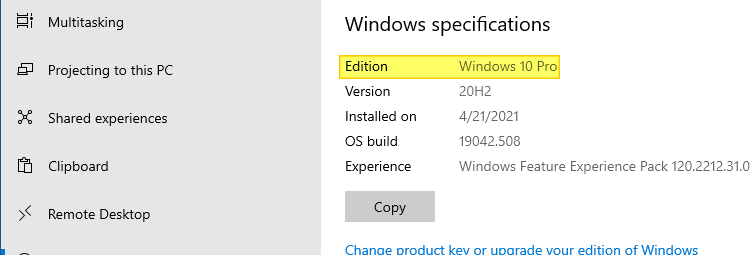 windows 10 setup not showing the list of editions