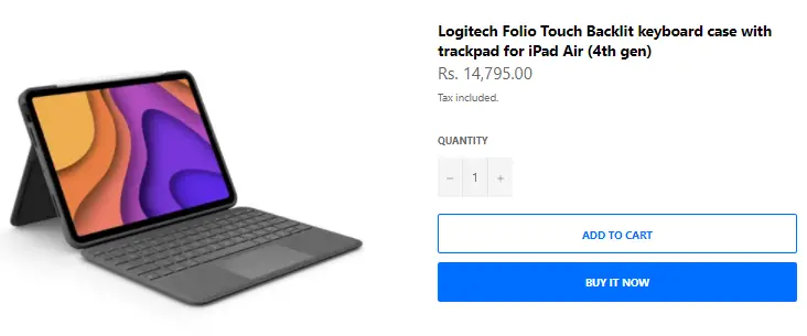 ipad logitech folio order