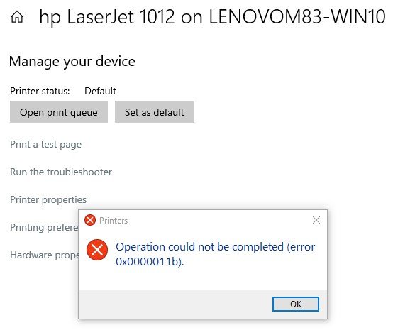 printer error 0x0000011b KB5005565