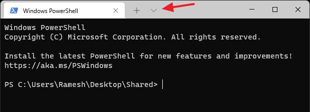 открыть командное окно здесь, в Windows 11 - терминал Windows по умолчанию