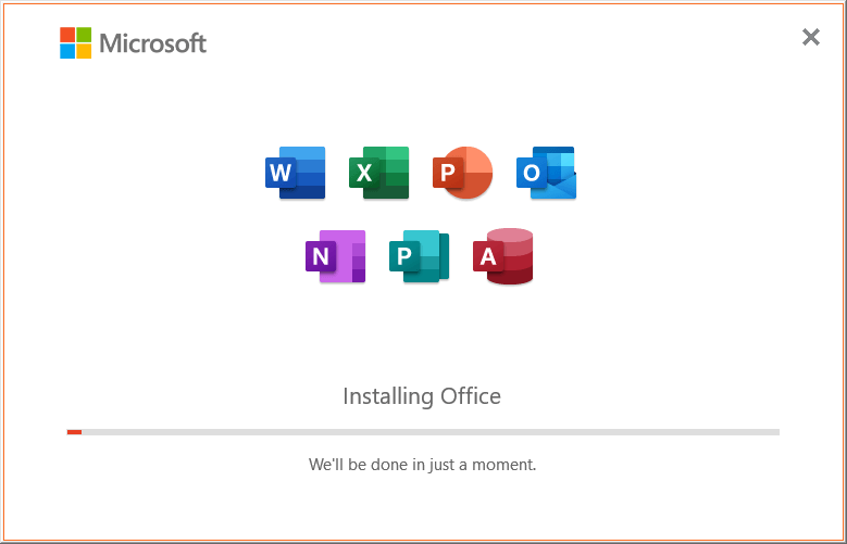 office setup all apps