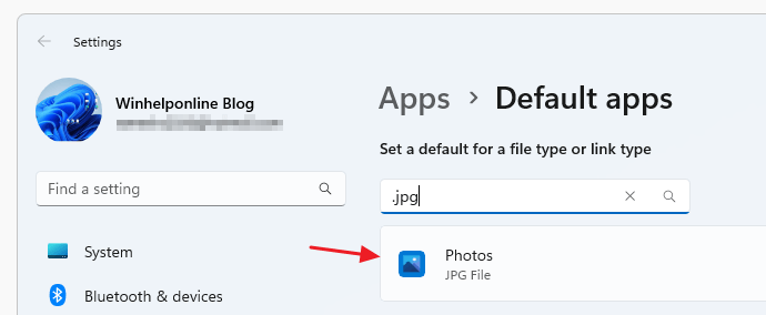 windows 11 default apps can't associate file