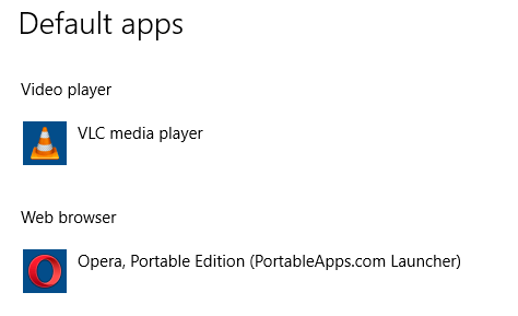 add opera portable to default apps - vbscript