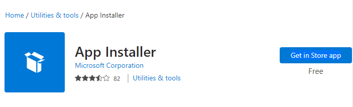 appx, appxbundle, msixinstaller - App Installer Store app