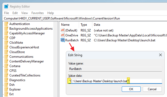 open with dialog appears during login