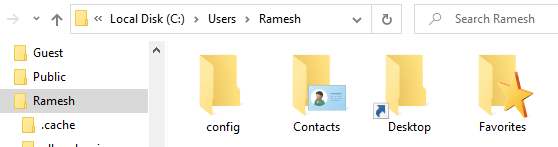 contacts folder - change icon