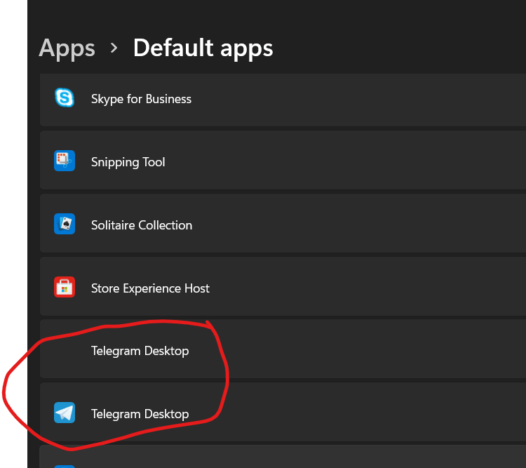 DARP - Default Apps Registry Finder - Duplicate entries in Default Apps