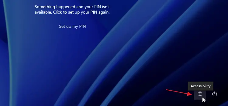 msconfig diagnostic startup - pin sign-in acessibility utilman.exe
