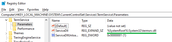 remote desktop service error 126