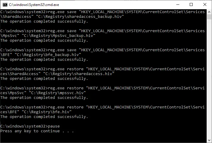 bfe firewall 0x6D9 fix