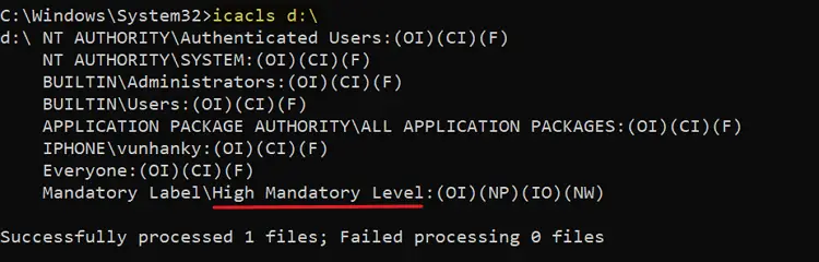 0x80070522 unexpected error when copying a file - privilege not held. when copying files
