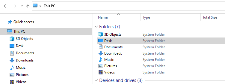 desktop shell folder renamed
