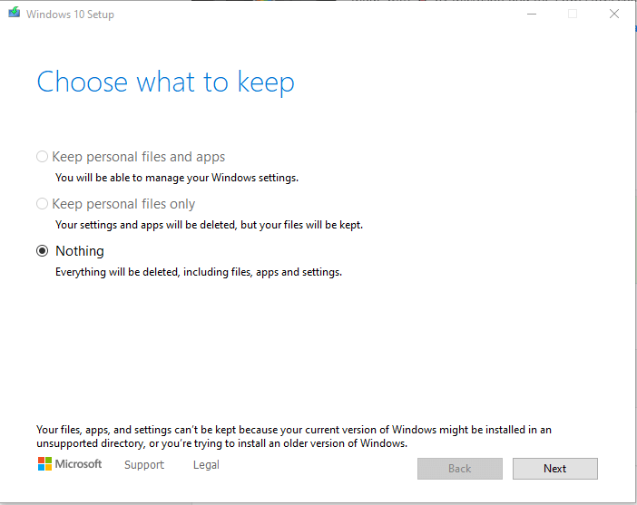 windows update error - programfilesdir change registry