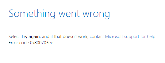 0x800703EE - Windows Setup error MCT ISO