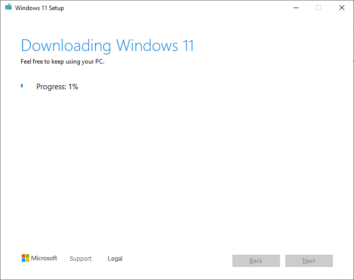 download windows 11 iso using MCT