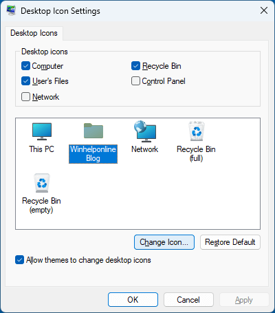 Windows 11 User icon looks like a Regular folder » Winhelponline