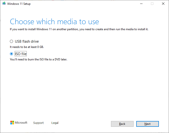 Media Creation Tool - Windows 11 - Download ISO