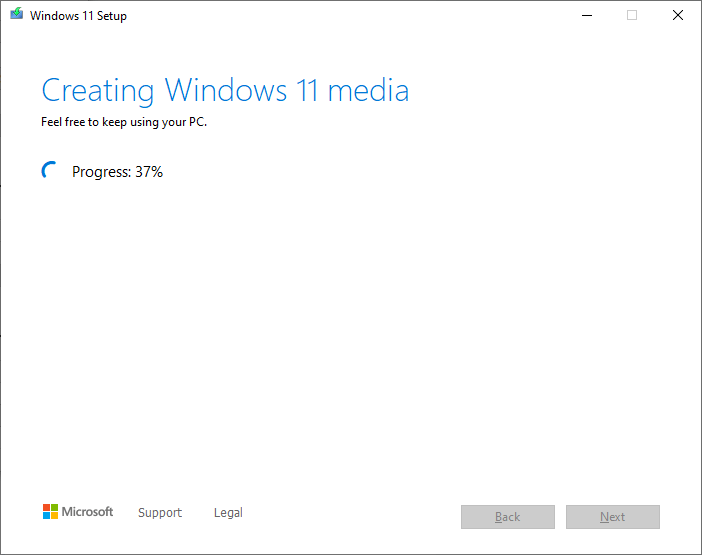 media creation tool - download windows 10/11 enterprise ISO