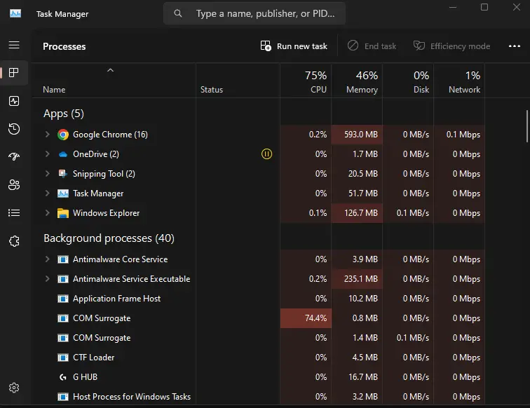 COM Surrogate high CPU usage