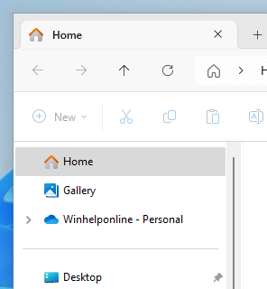 gallery remove from explorer - windows 11