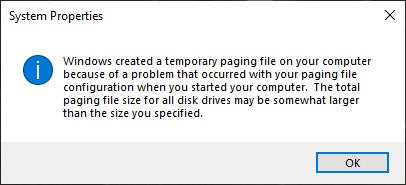 disable pagefile.sys on os volume