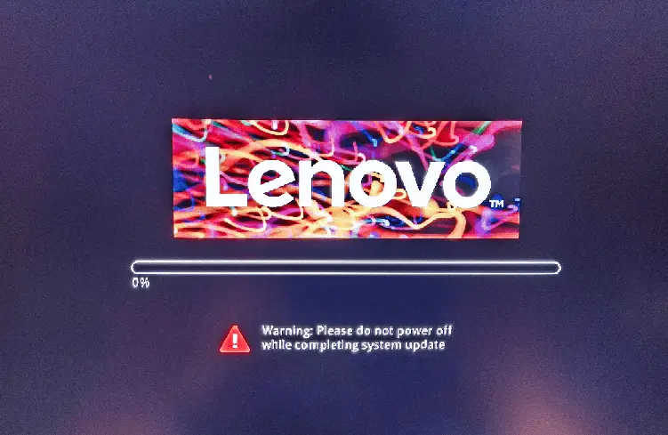 lenovo - bios screen