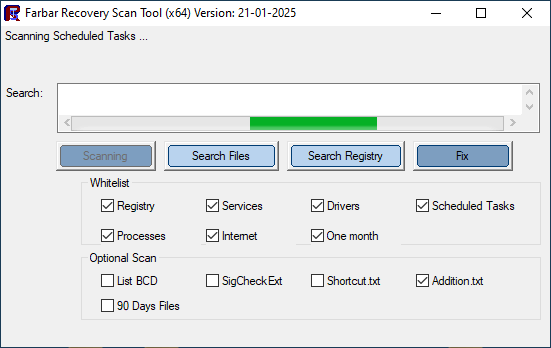 FRST - scanning