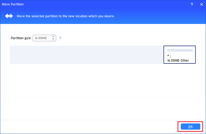 resize efi partition using aomei free version