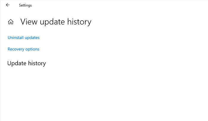 clear windows update history