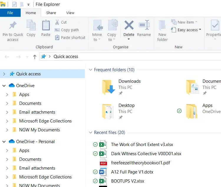 duplicate onedrive icons in File Explorer left pane