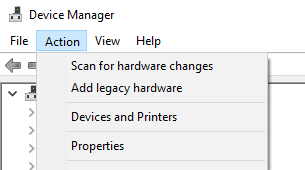 add legacy hardware in device manager