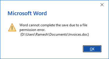legacy office files open read-only error