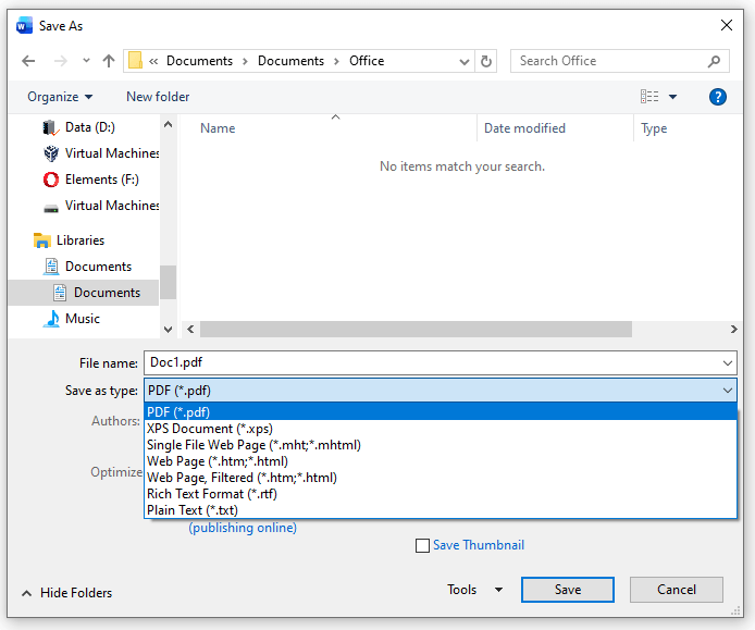 microsoft word - save as - .doc - .docx missing
