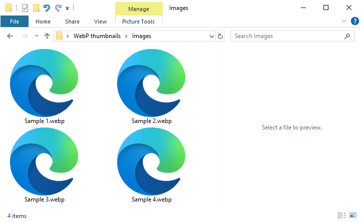 webp thumbnails missing - google webp decoder