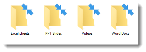 Aftale Effektivitet Afspejling Remove Two Blue Arrows Icon on Files and Folders in Windows 10 »  Winhelponline