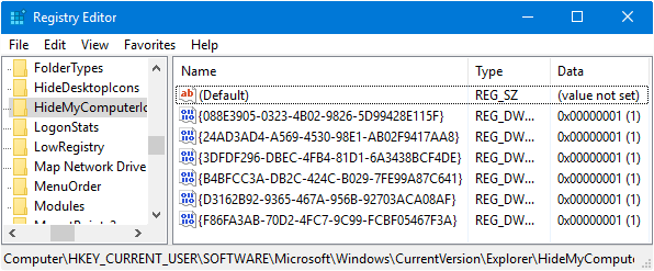 remove quick access in windows 10